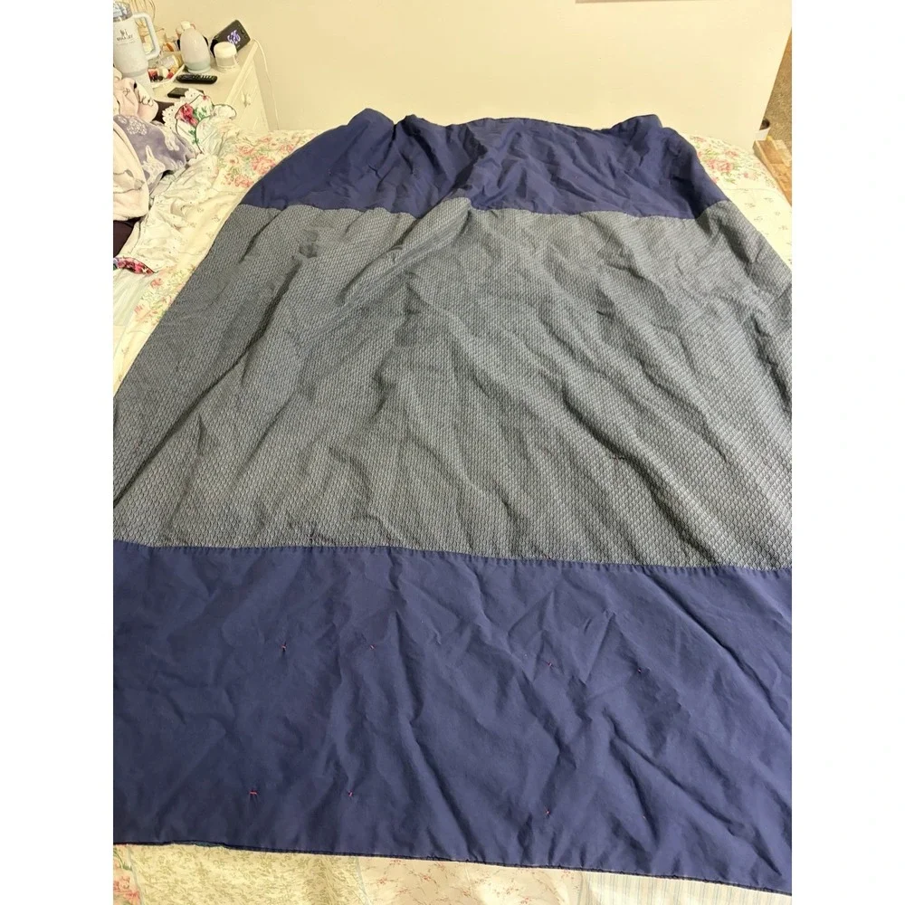 Vintage Handmade Multi-Color Patchwork Quilt 57